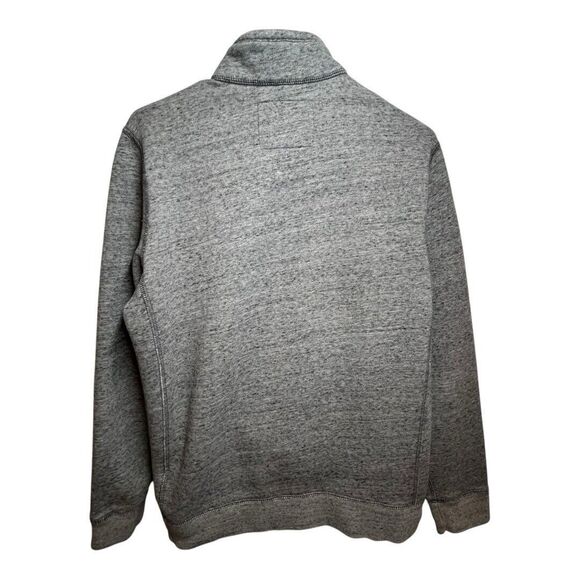 Abercrombie & Fitch Gray Soft 1/4 Fleece Sweater Adult Small Pullover Preppy - Picture 6 of 10